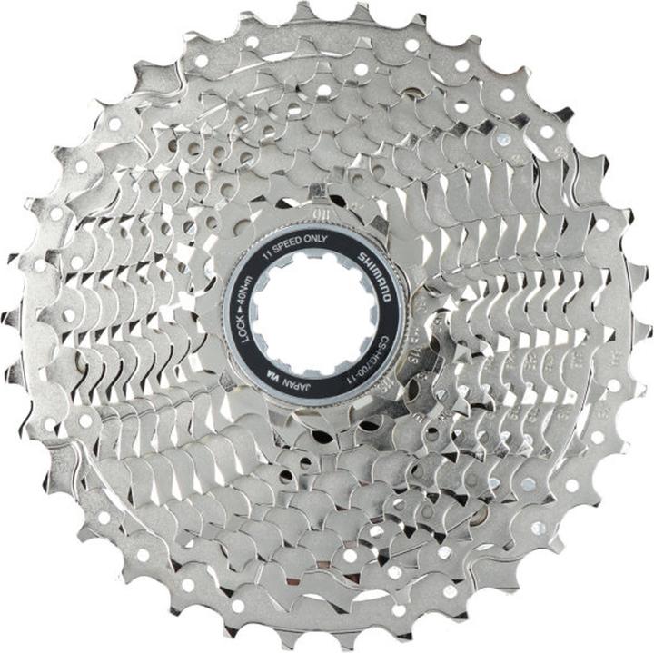 Actual product image Shimano 105 CS-HG700 Cassette (11-speed, 11-34)