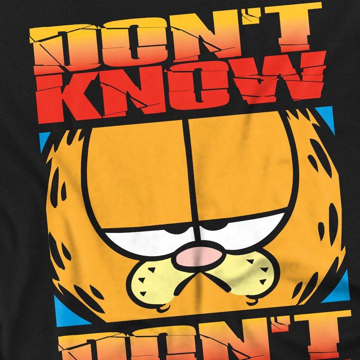 Immagine prodotto Garfield Don't Know Don't Care Maglietta Uomo (4XL)