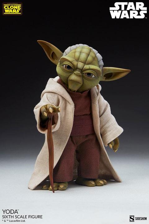 Produktbild Sideshow Star Wars The Clone Wars figurine 1/6 Yoda 14 cm