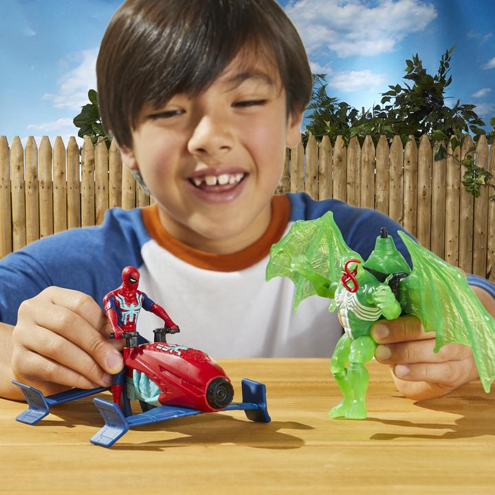 Actual product image Spiderman SPIDER-MAN playset Web splashers vehicle