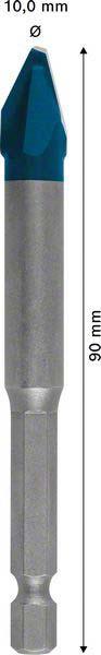 Produktbild Bosch Professional Zubehör EXPERT HEX-9 HardCeramic Bohrer, 10 x 90 mm (10 Millimeter)