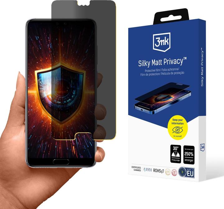 Produktbild 3MK Folia ochronna prywatyzujÄ ca matowa Silky Matt Privacy na Huawei P20 (Klebefolie, Huawei P20)