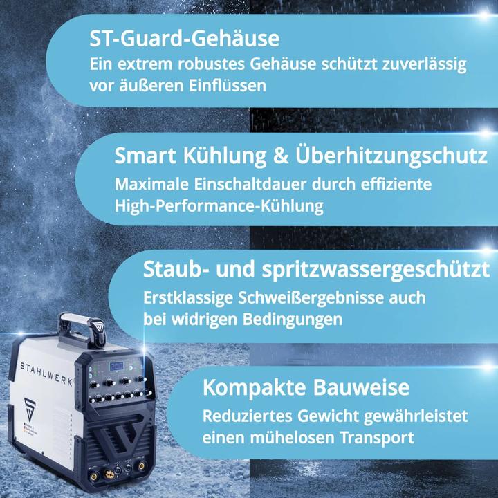 Produktbild Stahlwerk Schweissgerät AC/DC WIG 200 Puls ST IGBT / 200 A