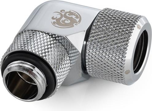 Produktbild Bitspower Advanced Adapter 90 Grad G1/4 Zoll AG auf 12mm AD Hardtube - drehbar