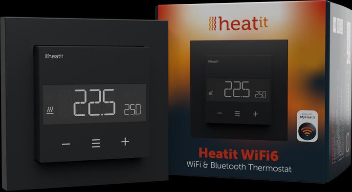 Image du produit Heatit Thermostat WiFi6 (noir mat)