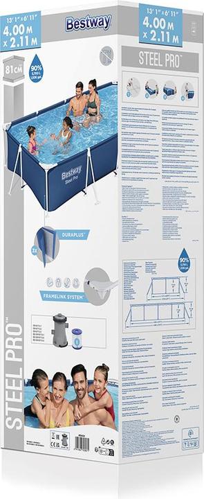 Produktbild Bestway Steel Pro Pool Set (400 x 211 x 81 cm)