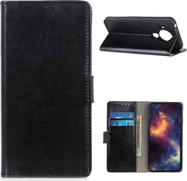Actual product image MU Classic Crazy Horse Leather Bookcover Series (Nokia 5.4)