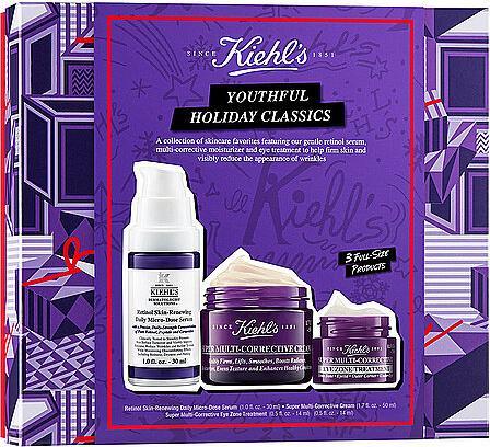 Actual product image Kiehl's Ultimate AntiAging Essentials Retinol Treatment 30ml + Super Multi Corrective Cream 50ml + S (94 ml)