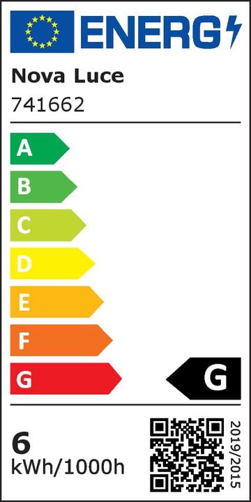 Energie-Label Nova Luce Como (255 lm, IP54)