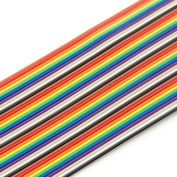 Produktbild Purecrea Flachkabel IDC FC Regenbogen 40p 28AWG