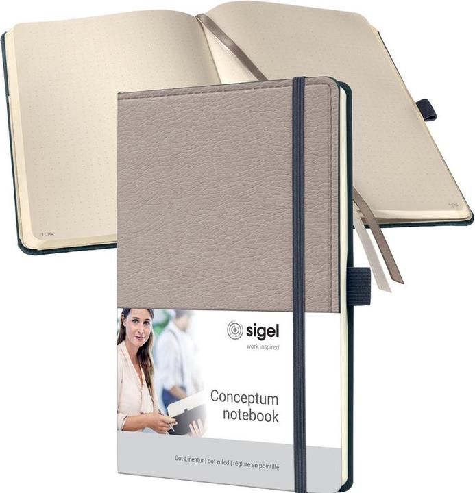 Produktbild Sigel Notizbuch Conceptum Hardcover - Design Casual (135 x 203 mm, Gepunktet, Harter Einband)