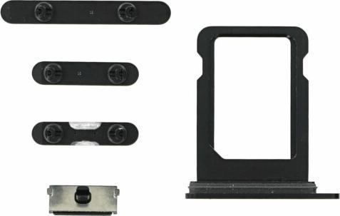 Produktbild OEM Button Set für iPhone 12 mini schwarz (iPhone 12 Mini)