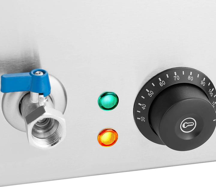 Produktbild Royal Catering Nudelkocher mit 4 Körben Pastakocher Pasta-Station GN 1/3 Behälter 30 - 110 °C