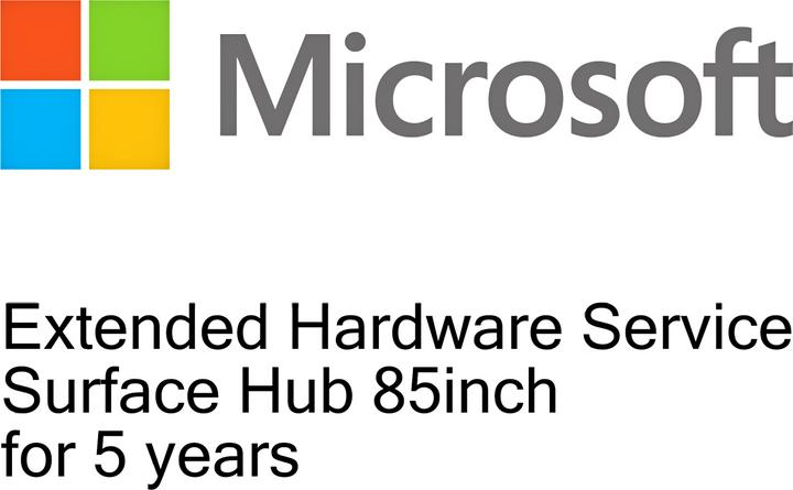 Produktbild Microsoft Extended Hardware Service Plan for Surface Hub 2S 85" (5Y)