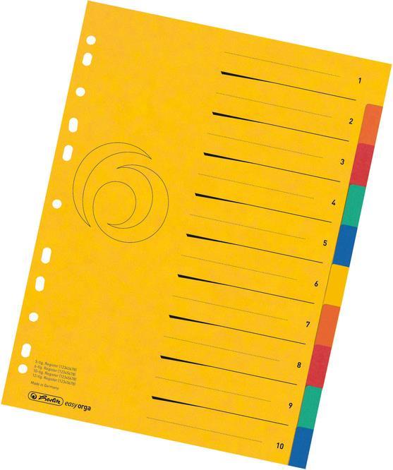 Actual product image Herlitz Cardboard register easyorga