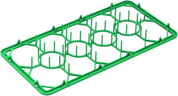Produktbild Sellmer Einsatz grün in halben Korb 50x25cm für Tabletts+Untertassen
