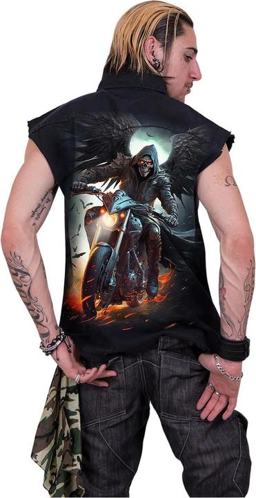 Immagine prodotto Spiral Night Rider Camicia Senza Maniche Adulto Unisex (L)