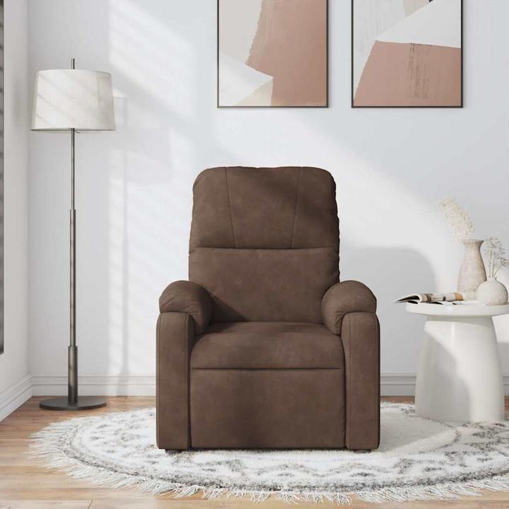 Produktbild VidaXL Massagesessel Braun Mikrofasergewebe,Farbe: Braun,Material