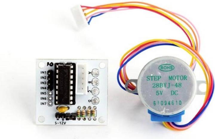 Produktbild Whadda Schrittmotor 5 V DC mit Treiber-Platine