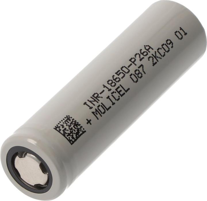 Immagine prodotto Molicel Batteria INR18650-P26A 35A non protetta flat top (18650, 2600 mAh)