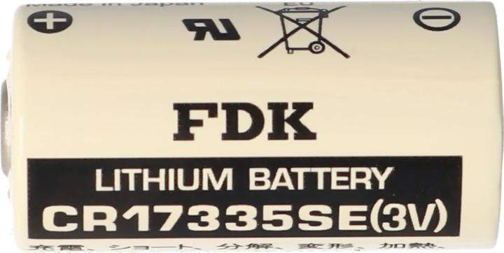 Actual product image FDK Akku Sanyo Lithium Batterie CR17335 SE Size 2/3A, ohne Lötfahnen CR17335SE (1 pcs., 2/3 A, 1800 mAh)