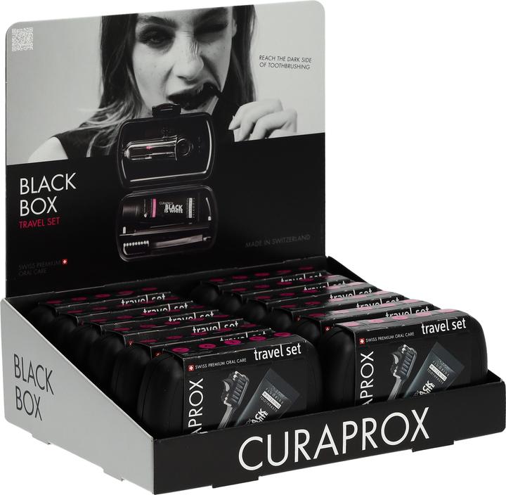 Immagine prodotto Curaprox Set da viaggio per espositori Nero e Bianco 12 pezzi (12 x)