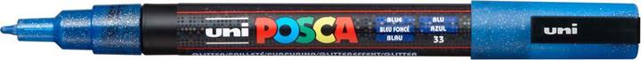 Actual product image Posca Fine Marker PC-3M (Glitter Blue, 1.30 mm, 1 x)