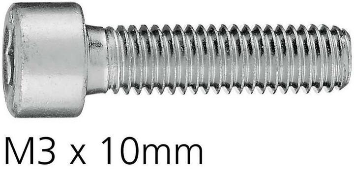 Produktbild BRW Zylinderschraube M3 x 10 mit I-6kt 25er-Pack (25 Schrauben pro Stück)