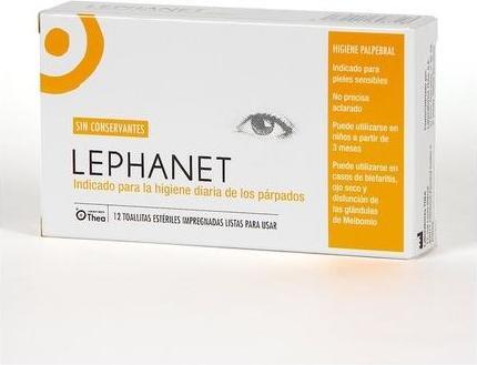 Image du produit Théa Thea Lephanet 12 lingettes nettoyantes pour les yeux (Chiffons de nettoyage)