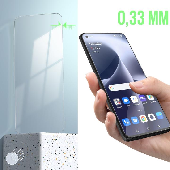 Produktbild Avizar 9H Härtegrad Glas-Displayschutzfolie (1 Stück, OnePlus Nord 2T)