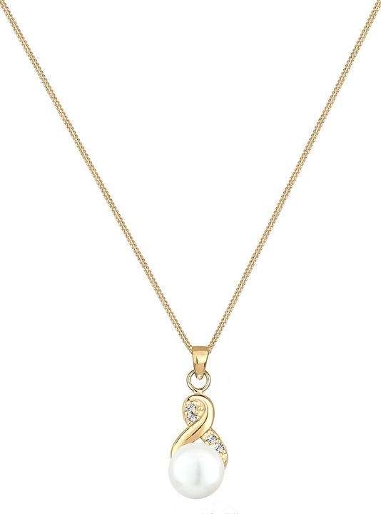 Immagine prodotto Elli Infinity, Perla, Collana di perle (Perle coltivate d'acqua dolce, Cristallo di vetro, Argento 925, 45 cm)