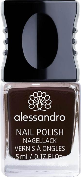 Actual product image Alessandro Nail varnish Morning Mocca (Morning Mocha, Gel-Effect Nail Polish)