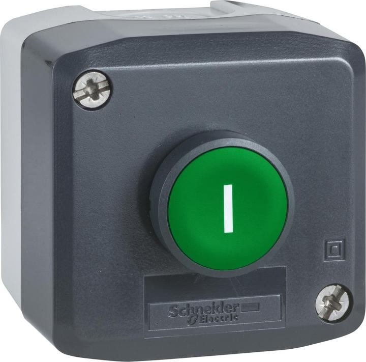 Schneider Electric Pulsantiera con pulsante verde "I"