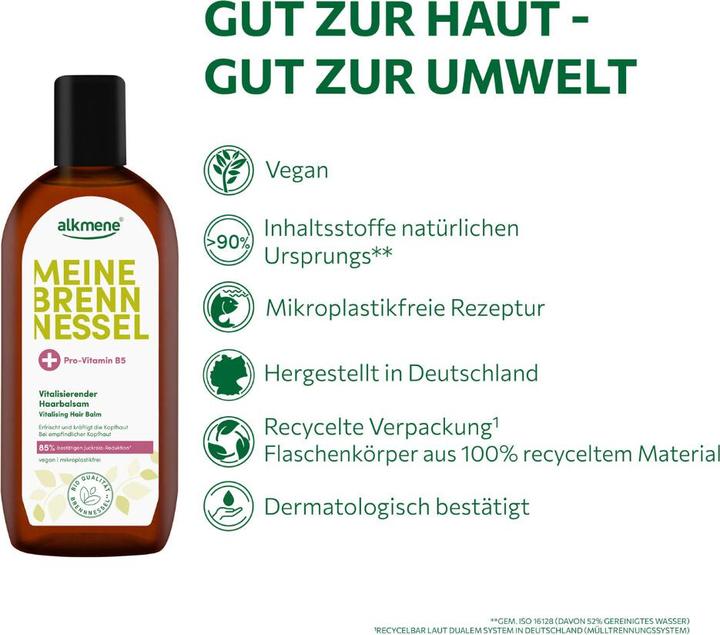 Actual product image Alkmene MEINE BRENNESSEL, Vitalisierender Haarbalsam (250 ml)