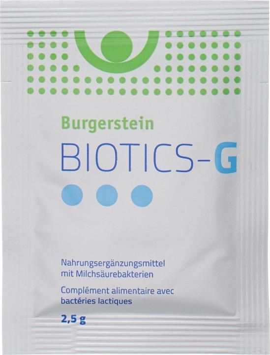 Actual product image Burgerstein Biotics-G (30 Piece, Sachet, 75 g)
