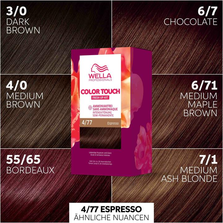 Image du produit Wella Color Touch Fresh-Up-Kit 4/77 (4, 77 Espresso)