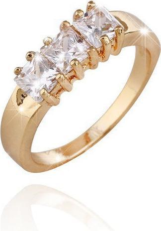 Hermex Gold Ring RGP mit Zirkonia - Gold Gr. 52 (52)