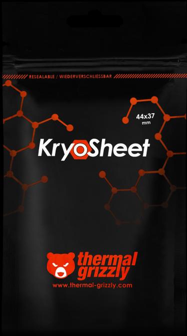 Image du produit Thermal Grizzly KryoSheet 44x37 mm (0.20 mm)