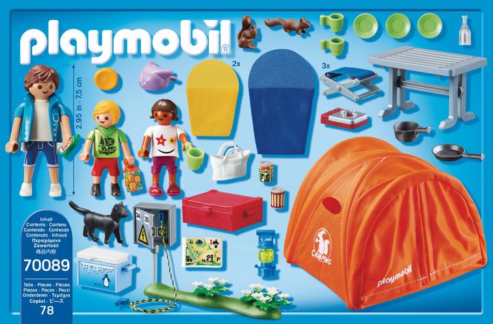 Immagine prodotto Playmobil Campeggio per famiglie (70089, Divertimento in famiglia Playmobil)