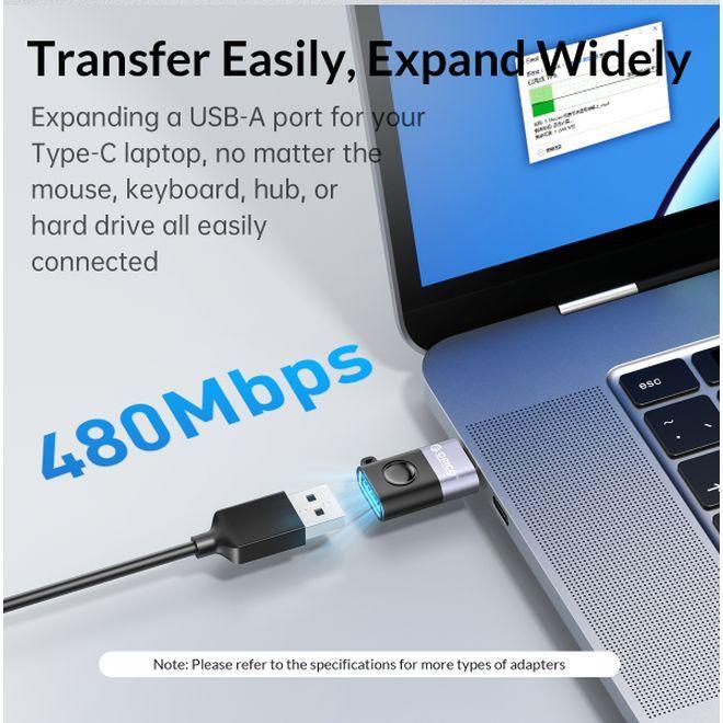Actual product image Orico Adapter (USB Type C, USB-A)