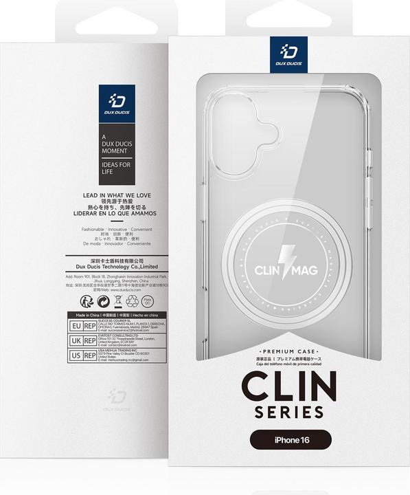 Actual product image Dux Ducis Clin Mag Case (Apple iPhone 16)