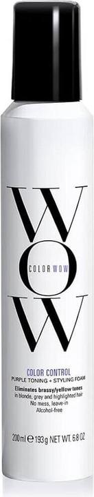 Actual product image Color Wow Colour Control Purple Toning + Styling Foam (ond hair ) - Styling tinting foam - 200ml (200 ml, Foaming agent)