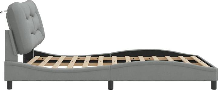 Image du produit VidaXL Cadre de lit avec tissu LED (120 x 200 cm)