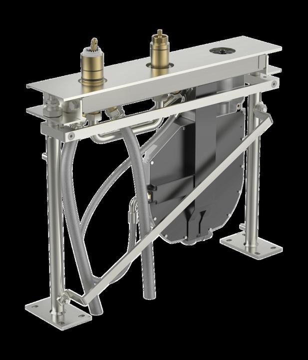 Produktbild Hansa Hansacompact Unterputz Einbaukörper für Wannenarmatur, 3-Loch, 600 mm, 53010300