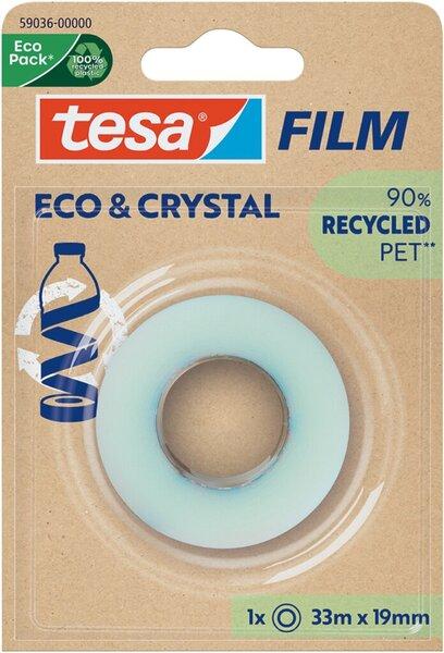 tesa tesafilm® ECO & CRYSTAL Klebeband 10m:19mm (19 mm)