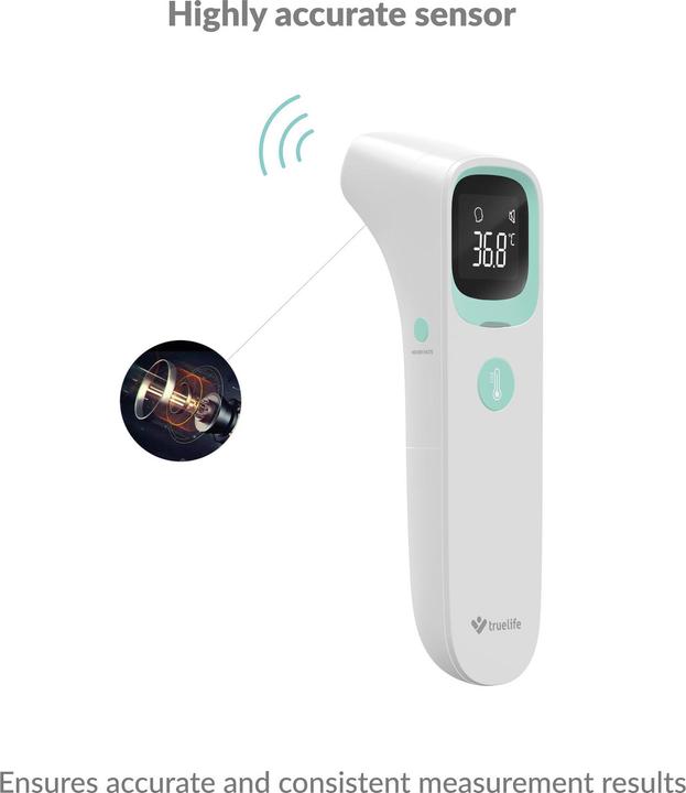 Produktbild Truelife Ir Fieberthermometer Care Q10 BT (Ohr, Stirn)