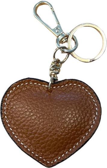 Prima Ballerina Bag Charm und Schlüsselanhänger Herz Braun