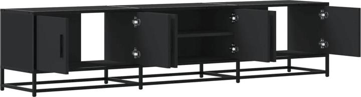 Produktbild VidaXL TV Schrank Lowboard Fernsehschrank Fernsehtisch Schwarz Holzwerkstoff