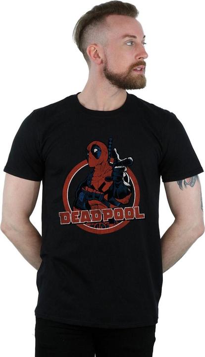 Produktbild Deadpool Gun Finger TShirt (S)
