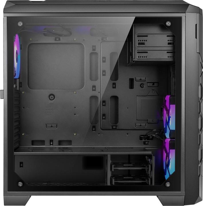 Actual product image Azza Geh Fulltower ATX Storm 6000B ARGB(Win-Glass,4xRGB)2xUSB (mATX, ATX, E-ATX)
